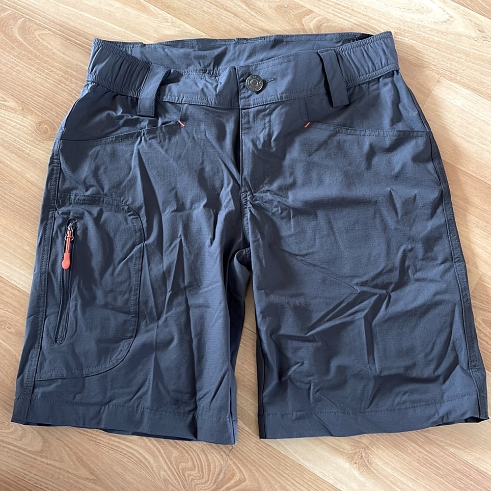 Mier stretchy quick dry hiking shorts. lightweight cargo grey women's size xs.